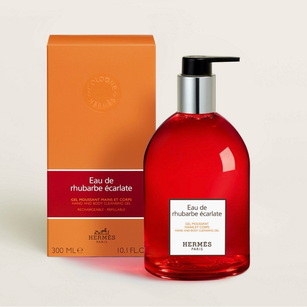 Hermès Rhubarbe Écarlate Hand and Body Cleansing Gel